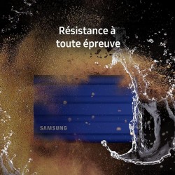 Samsung SSD Externe T7 Shield, 4 To, Noir, MU-PE4T0S/EU, vitesse de lecture/écriture jusqu'à 1050Mo/s, USB 3.2 Gen 2