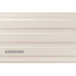 Samsung ssd externe t7 shield, 1 to, beige, mu-pe1t0k/eu, vitesse de lecture/écriture jusqu'à 1050mo/s, usb 3.2 gen 2