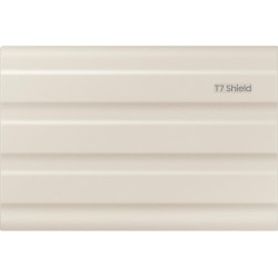 Samsung ssd externe t7 shield, 1 to, beige, mu-pe1t0k/eu, vitesse de lecture/écriture jusqu'à 1050mo/s, usb 3.2 gen 2