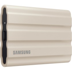 Samsung ssd externe t7 shield, 1 to, beige, mu-pe1t0k/eu, vitesse de lecture/écriture jusqu'à 1050mo/s, usb 3.2 gen 2