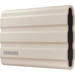 Samsung ssd externe t7 shield, 1 to, beige, mu-pe1t0k/eu, vitesse de lecture/écriture jusqu'à 1050mo/s, usb 3.2 gen 2