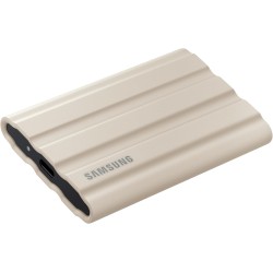 Samsung ssd externe t7 shield, 1 to, beige, mu-pe1t0k/eu, vitesse de lecture/écriture jusqu'à 1050mo/s, usb 3.2 gen 2