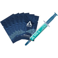 ARCTIC MX-6 (4 g, INCL. 6 MX Cleaner) - Ultime Performance Thermal Paste pour CPU, Consoles, Cartes Graphiques, Ordinateurs Port