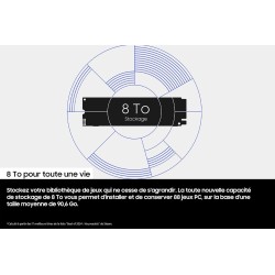 Samsung SSD Interne 9100 Pro, NVMe 2.0 PCIe 5.0x4, Capacité 2To, Vitesse de Lecture jusqu'à 14 800 Mo/s, Les Performances de la 