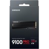 Samsung SSD Interne 9100 Pro avec dissipateur, NVMe 2.0 PCIe 5.0 x4, Capacité 4To, Vitesse de Lecture jusqu'à 14 800Mo/s, Les Pe