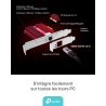 TP-Link TX401 Carte Réseau PCIe 10 Gigabit, Carte Réseau 10Gbps, Câble Ethernet Cat 6A Inclus, Latence Ultra-Faible, Compatible 