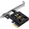 TP-Link Carte WiFi PCIe 2,5 Gigabit TX201, Réseau 2,5 Gbit/s, Latence Ultra-Faible, Compatible avec Windows 11/10/8.1/8/7, Les s