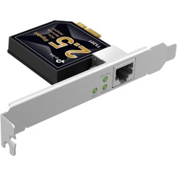 TP-Link Carte WiFi PCIe 2,5 Gigabit TX201, Réseau 2,5 Gbit/s, Latence Ultra-Faible, Compatible avec Windows 11/10/8.1/8/7, Les s