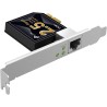 TP-Link Carte WiFi PCIe 2,5 Gigabit TX201, Réseau 2,5 Gbit/s, Latence Ultra-Faible, Compatible avec Windows 11/10/8.1/8/7, Les s
