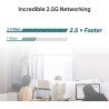 TP-Link Carte WiFi PCIe 2,5 Gigabit TX201, Réseau 2,5 Gbit/s, Latence Ultra-Faible, Compatible avec Windows 11/10/8.1/8/7, Les s