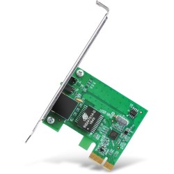 TP-LINK Carte WiFi PC Adaptateur PCI Express (PCIe), PCIe 32 Bits 10/100/1000 Mbps RJ45 Port, IEEE 802.3X Flow Control, Compatib