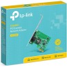 TP-LINK Carte WiFi PC Adaptateur PCI Express (PCIe), PCIe 32 Bits 10/100/1000 Mbps RJ45 Port, IEEE 802.3X Flow Control, Compatib
