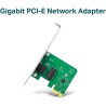 TP-LINK Carte WiFi PC Adaptateur PCI Express (PCIe), PCIe 32 Bits 10/100/1000 Mbps RJ45 Port, IEEE 802.3X Flow Control, Compatib