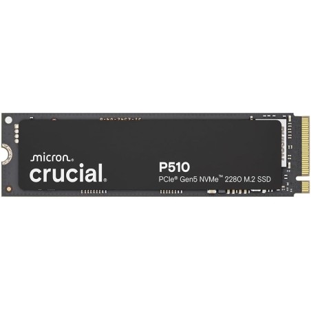 Crucial P510 SSD 2To PCIe 5.0 x4 NVMe M.2, Lecture jusqu'à 10.000 Mo/s, écriture jusqu'à 8.700 Mo/s, Compatible avec Ordinateur 