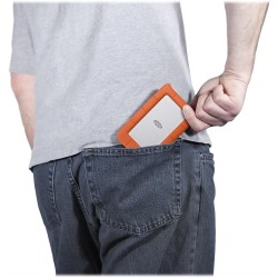 LaCie Rugged Mini 2To, Portable 2.5", Disque Dur Externe pour PC Mac iPad & iPhone, Data Rescue Service (LAC9000298)