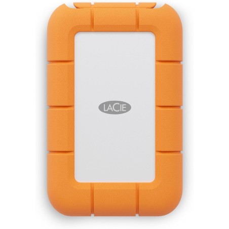 LaCie Rugged Mini, 500Go, 2.5", Portable External Hard Drive, for PC Mac iPad & iPhone, Data Rescue Service (STMF500400)