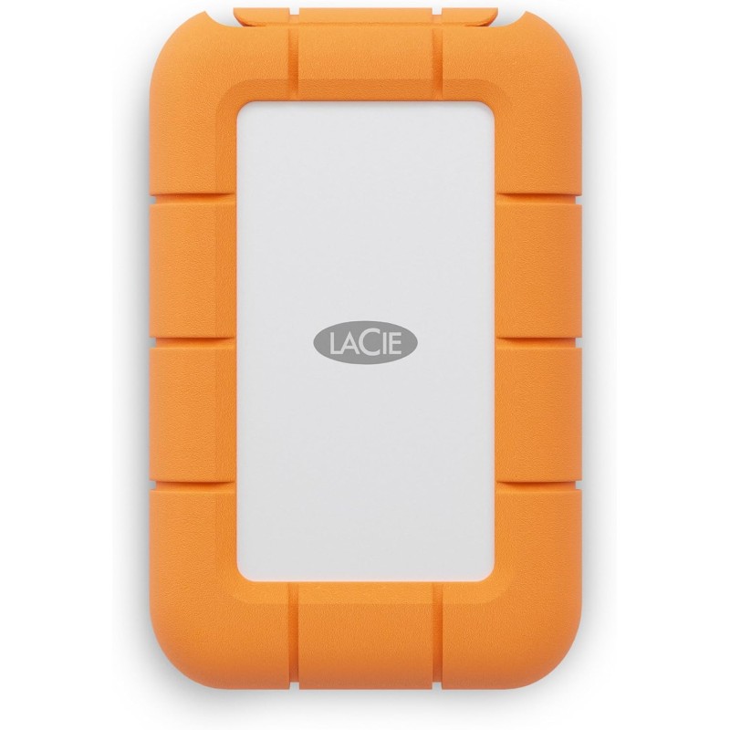 LaCie Rugged Mini, 2To, 2.5", Portable External Hard Drive, for PC Mac iPad & iPhone, Data Rescue Service (STMF2000400)