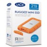 LaCie Rugged Mini, 2To, 2.5", Portable External Hard Drive, for PC Mac iPad & iPhone, Data Rescue Service (STMF2000400)