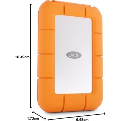 LaCie Rugged Mini 4To Portable Disque Dur Externe, PC, Mac, iPad, iPhone, Data Rescue Service (STMF4000400)