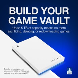 Seagate Game Drive pour PS4/PS5 5To, Disque Dur Externe, 2.5 Pouces, USB 3.0, sous Licence Officielle, éclairage LED Bleu, INCL.