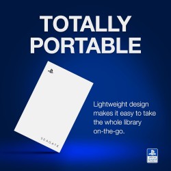 Seagate Game Drive pour PS4/PS5 5To, Disque Dur Externe, 2.5 Pouces, USB 3.0, sous Licence Officielle, éclairage LED Bleu, INCL.