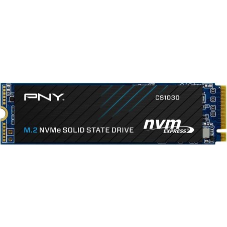 PNY CS1030 500GB M.2 NVMe PCIe Gen3 x4, 2000MB/s Vitesse de Lecture, 1100MB/s Vitesse d'écriture Internal Solid State Drive (SSD