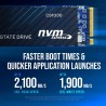 PNY CS1030 2TB M.2 NVMe PCIe Gen3 x4, 2100MB/s Vitesse de Lecture, 1900MB/s Vitesse d'écriture Internal Solid State Drive (SSD)