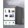 Disque Dur Externe Portable 500Go 2.5'' USB 3.0 Stockage HDD pour PS4, PC, Mac, Ordinateur Portable, Xbox, Android, Bureau SATA,