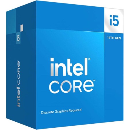 Intel® Core™ i5-14400F, processeur pour PC de Bureau, 10 cœurs (6 P-Cores + 4 E-Cores) jusqu'à 4,7 GHz