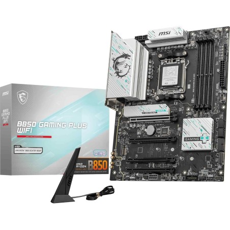 MSI B850 Gaming Plus WiFi Carte mère ATX - pour processeurs AMD Ryzen 9000/8000 / 7000, AM5 - DDR5 Memory Boost (8200+ MT/s OC),
