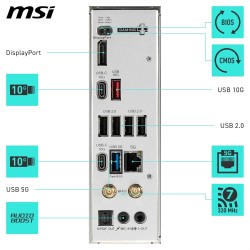 MSI B850 Gaming Plus WiFi Carte mère ATX - pour processeurs AMD Ryzen 9000/8000 / 7000, AM5 - DDR5 Memory Boost (8200+ MT/s OC),