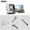 MSI MPG B850I Edge TI WiFi Carte mère ITX - pour processeurs AMD Ryzen 9000/8000 / 7000, AM5 - VRM SPS 90A, DDR5 Memory Boost (8