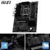 MSI Pro B850-S WIFI6E Carte mère, ATX - pour processeurs AMD Ryzen 9000/8000 / 7000, AM5 - DDR5 Memory Boost 8200+MT/s (OC), PCI
