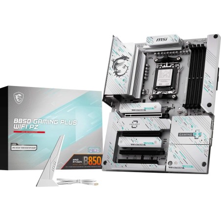 MSI B850 Gaming Plus WiFi PZ Carte mère ATX - pour processeurs AMD Ryzen 9000/8000 / 7000, AM5 - DDR5 Memory Boost (8200+ MT/s O