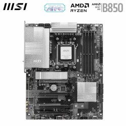 MSI Pro B850-P WiFi Carte mère, ATX - pour processeurs AMD Ryzen 9000/8000 / 7000, AM5 - DDR5 Memory Boost 8200+MT/s (OC), PCIe 