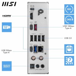 MSI Pro B850-P WiFi Carte mère, ATX - pour processeurs AMD Ryzen 9000/8000 / 7000, AM5 - DDR5 Memory Boost 8200+MT/s (OC), PCIe 