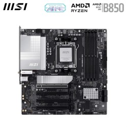 MSI Pro B850M-P WiFi Carte mère, Micro ATX - pour processeurs AMD Ryzen 9000/8000 / 7000, AM5 - DDR5 Memory Boost 8200+MT/s (OC)
