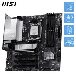 MSI Pro B850M-P WiFi Carte mère, Micro ATX - pour processeurs AMD Ryzen 9000/8000 / 7000, AM5 - DDR5 Memory Boost 8200+MT/s (OC)