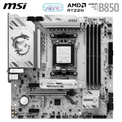 MSI B850M Gaming Plus WIFI6E Carte mère mATX - pour processeurs AMD Ryzen 9000/8000 / 7000, AM5 - DDR5 Memory Boost (8200+ MT/s 