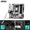 MSI B850M Gaming Plus WIFI6E Carte mère mATX - pour processeurs AMD Ryzen 9000/8000 / 7000, AM5 - DDR5 Memory Boost (8200+ MT/s 