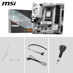 MSI B850M Gaming Plus WIFI6E Carte mère mATX - pour processeurs AMD Ryzen 9000/8000 / 7000, AM5 - DDR5 Memory Boost (8200+ MT/s 