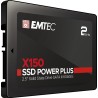 EMTEC - Disque Dur SSD Interne 2,5" 2To - SATA - X150 Power Plus 3D NAND - 10x Plus Rapide Qu’Un Disque Dur Classique - Démarrag