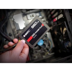 EMTEC - Disque Dur SSD Interne 2,5" - SATA - Collection X150 Power Plus - 3D NAND - 960Go - 10x Plus Rapide qu’un Disque Dur Cla