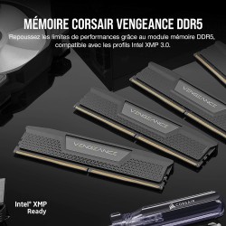 Corsair Vengeance DDR5 RAM 32Go (2x16Go) 6000MHz CL30 Intel XMP Compatible iCUE Mémoire d'Ordinateur - Noir (CMK32GX5M2B6000C30)