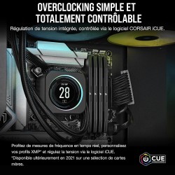 Corsair Vengeance DDR5 RAM 32Go (2x16Go) 6000MHz CL30 Intel XMP Compatible iCUE Mémoire d'Ordinateur - Noir (CMK32GX5M2B6000C30)