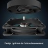 ARCTIC P12 Pro - Ventilateur Puissant et Haut de Gamme, Ventilateur PWM 120 mm, 600-3000 rpm, 0 rpm 5% PWM, Palier à Douille Hyd