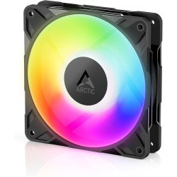 ARCTIC P12 Pro A-RGB - Puissant ventilateur premium, ventilateur PWM 120 mm avec répartiteur de câble en Y, 600-3000 rpm, 0 rpm 
