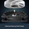 ARCTIC P12 Pro A-RGB - Puissant ventilateur premium, ventilateur PWM 120 mm avec répartiteur de câble en Y, 600-3000 rpm, 0 rpm 