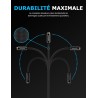 SABRENT Carte Son Externe, Adaptateur Audio USB vers 3,5mm Jack, convertisseur de Carte Son USB avec Stéréo, Micro, pour PS4, PS
