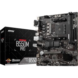 MSI A520 PRO (AM4) - Carte Mère - Micro ATX 7D14-005R